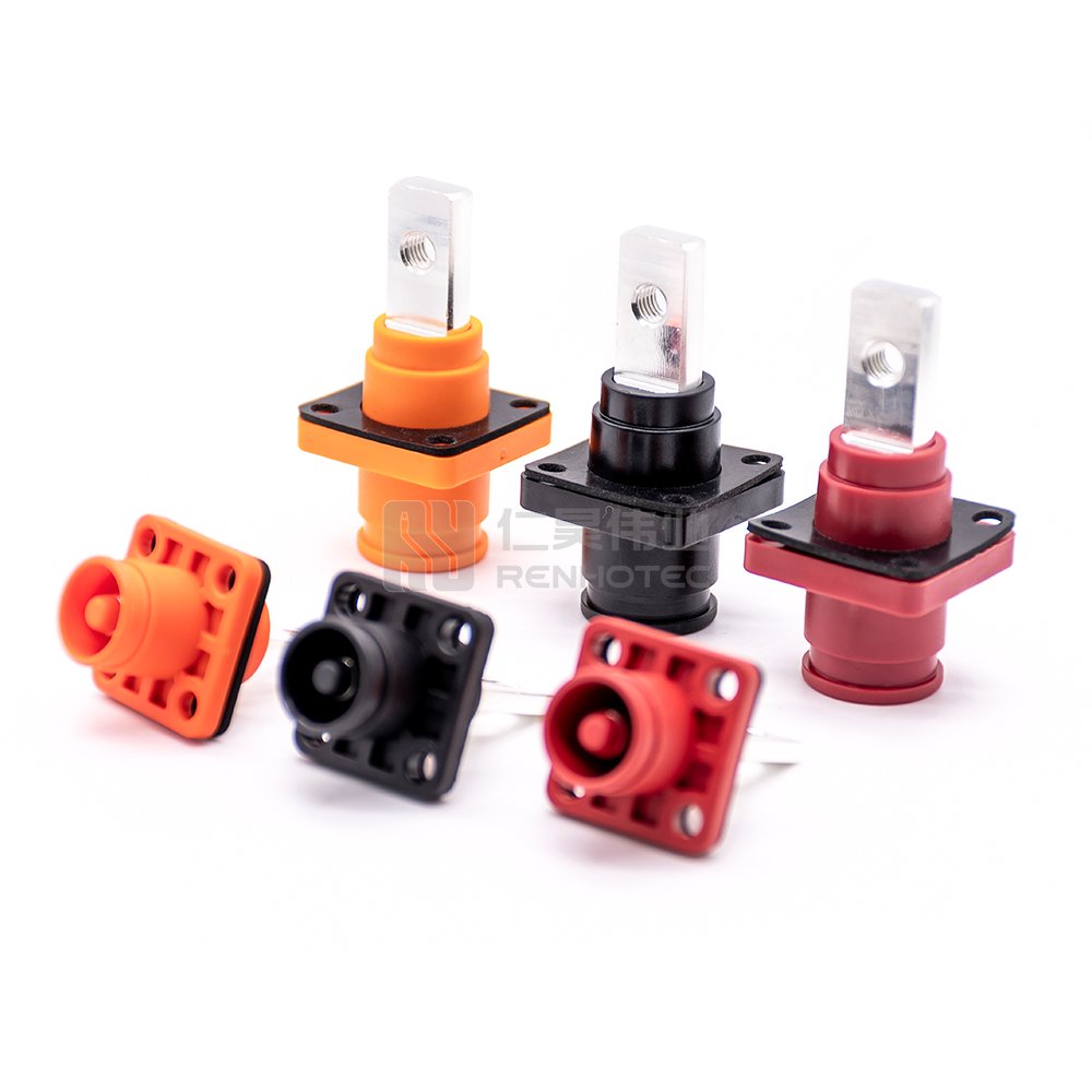 Waterproof Power 60A 120A 150A 200A 350A 500A Energy Storage Lifepo4 Pylontech Battery Cable Connector 6mm 8mm 12mm 14mm