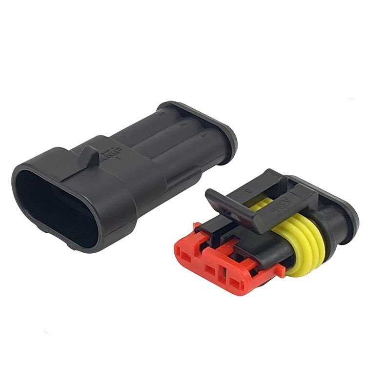 3 Pin Amp Super Seal 1.5 Series 282105-1/282087-1 male and female Car Waterproof Automotive Wire Connector