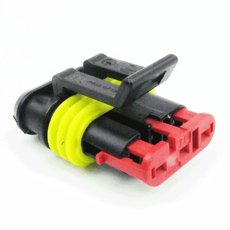 3 Pin Amp Super Seal 1.5 Series 282105-1/282087-1 male and female Car Waterproof Automotive Wire Connector