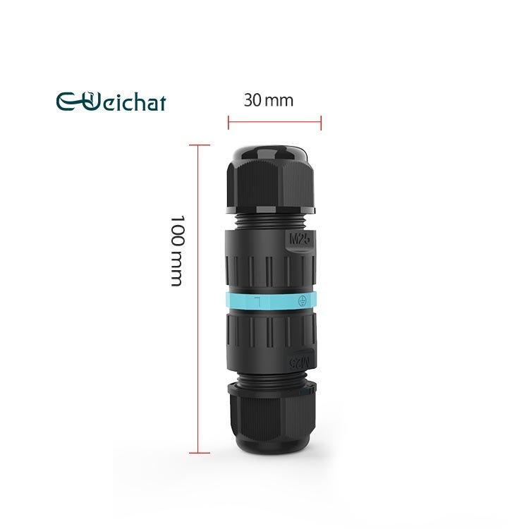 2024 E-Weichat Led Outdoor Lighting Waterproof Connector IP68 Waterproof Connector Power Connector