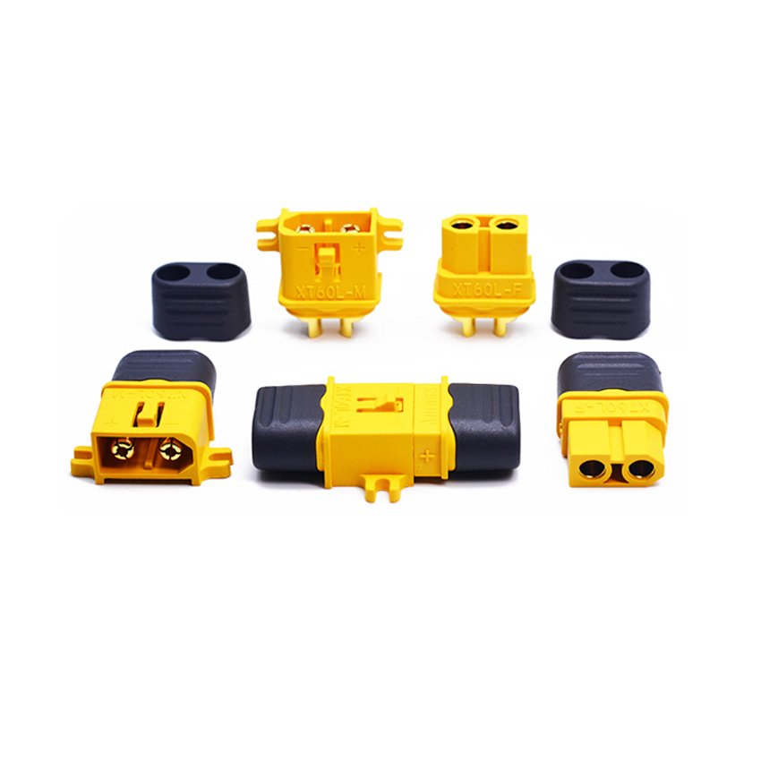 Amass XT60L XT60L-M XT60L-F XT60 Connector Plug Cable With Quick Lock Clip And Screw Fixed Position