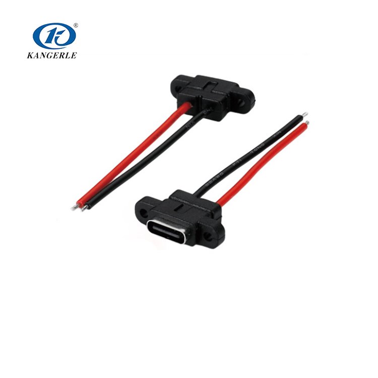 Waterproof Type-C Connector Female Socket Usb C Male Connector USB TYPE-C Connector