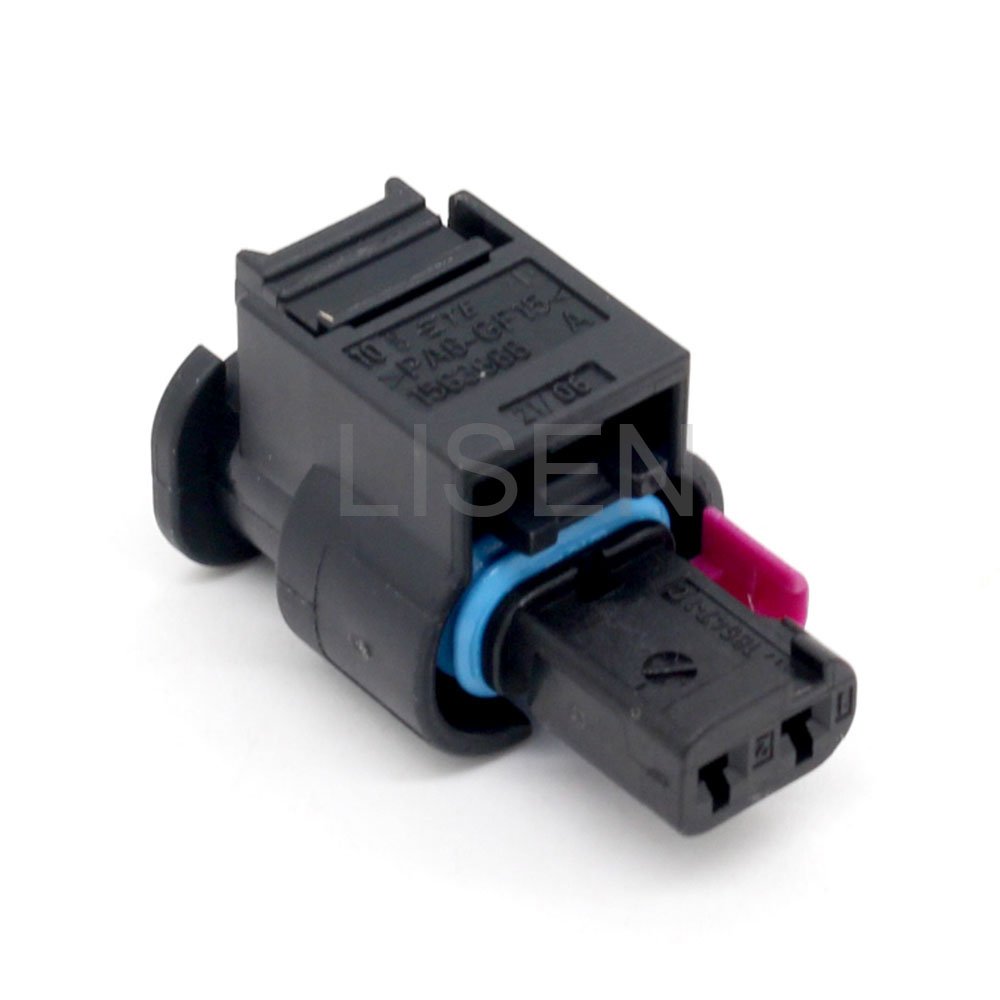 Original 4H0973702A TE 2 Pin Female Black Waterproof Electrical Cable Connector