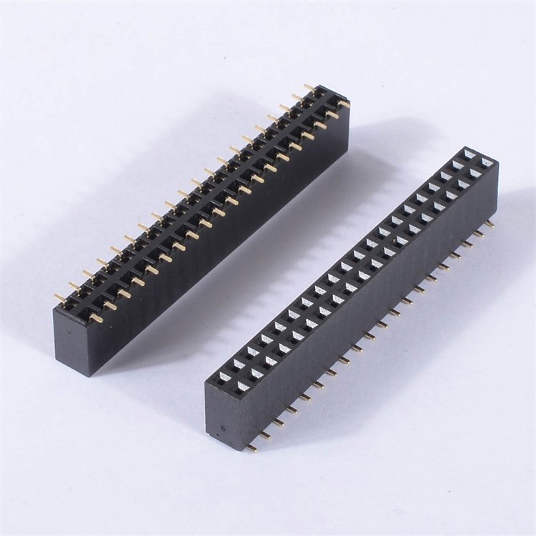 2.54mm Pin Straight Female Single Row Pin Header Strip PCB Connector 2/3/4/5/6/7/8/9/10/11/12/13/14/15/16/20/40 Pin
