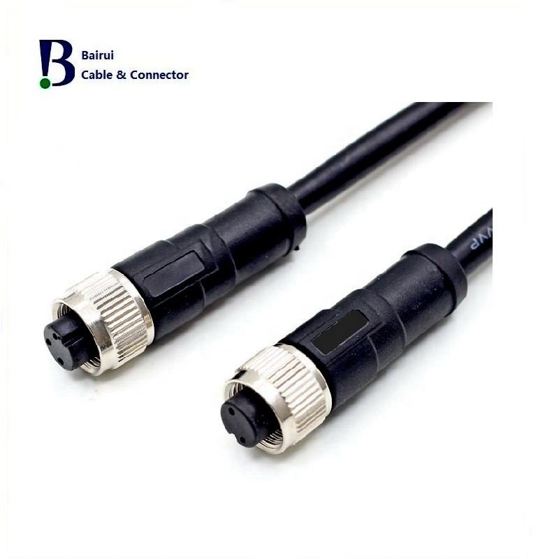 Circular Sensor M12 4 Position A-Coded Female to Pigtail Cable Assemblies Waterproof IP67 For Industrial Automation Signals