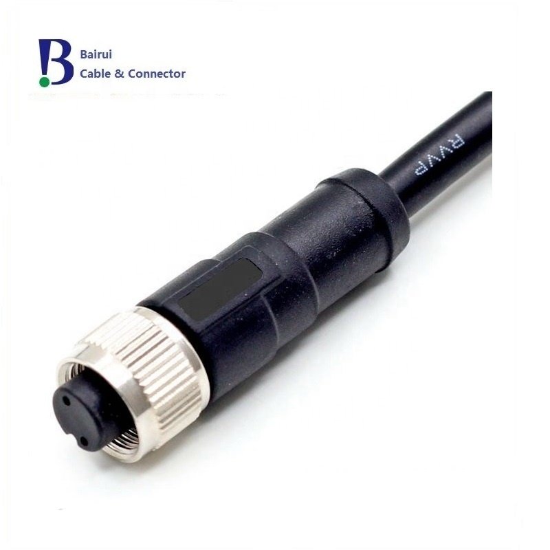 Circular Sensor M12 4 Position A-Coded Female to Pigtail Cable Assemblies Waterproof IP67 For Industrial Automation Signals