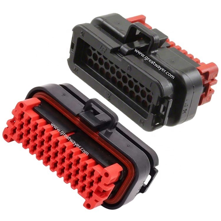 776164-1 35 pin connector Black Female ECU Housing Connectors For Ignition System