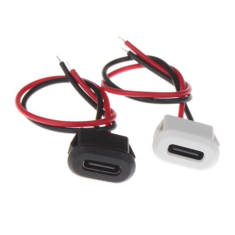 USB Type C Connector Type-C With card buckle Female 3A High Current Fast Charging Jack Port USB-C Charger Plug Socket