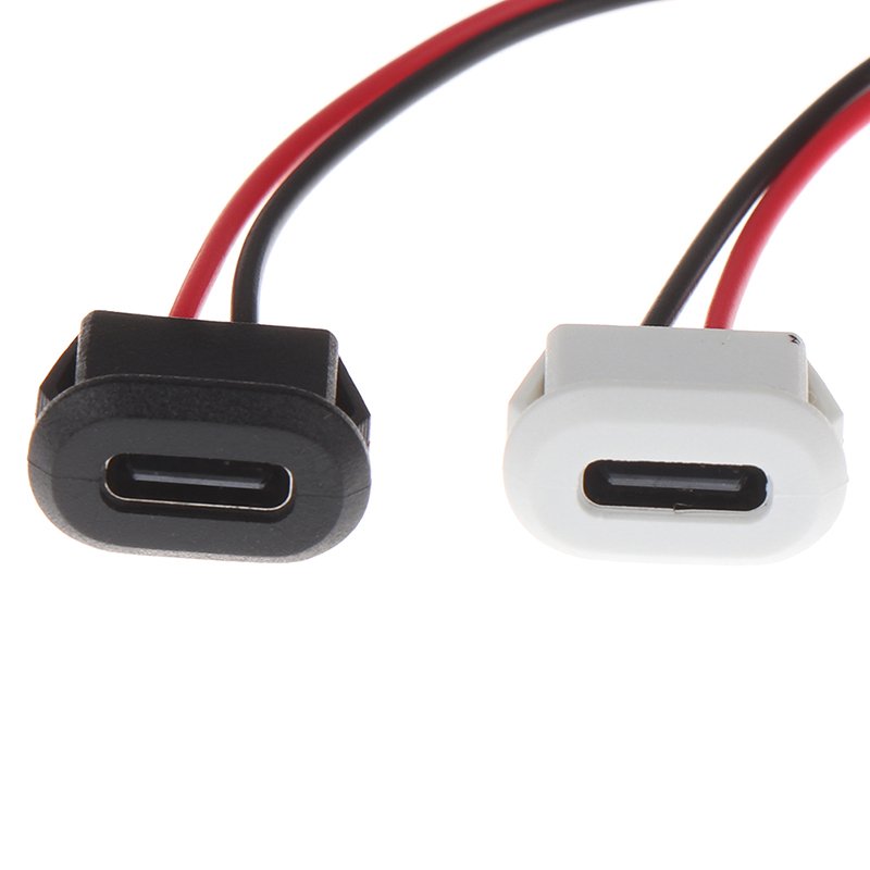 USB Type C Connector Type-C With card buckle Female 3A High Current Fast Charging Jack Port USB-C Charger Plug Socket