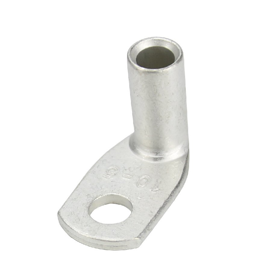 Right Angled Copper Tube Battery Terminals Eyelets Lugs 90 Degree Ring Connectors
