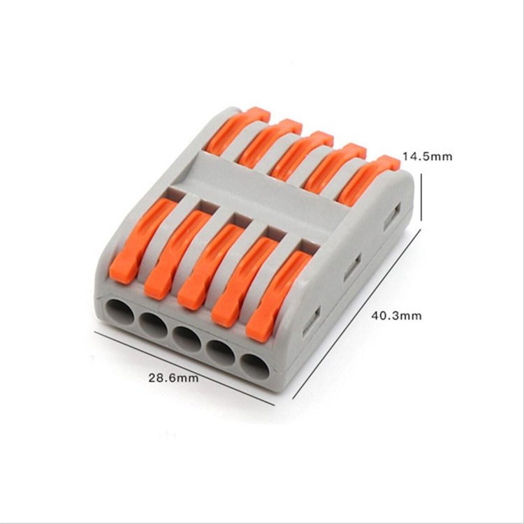 SPL 2 3 Way Fast Connectors Wholesale Fire Resistant 222 223 PUSH IN Universal Cable Wire Connector
