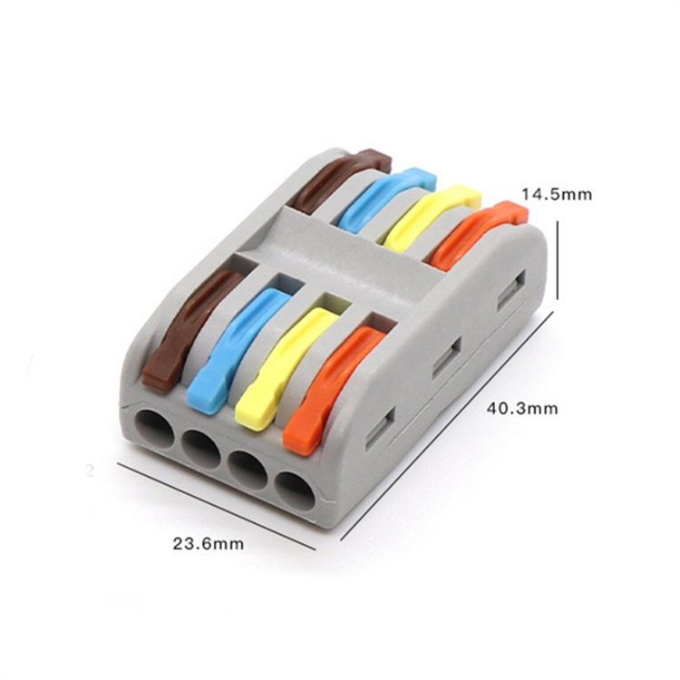 SPL 2 3 Way Fast Connectors Wholesale Fire Resistant 222 223 PUSH IN Universal Cable Wire Connector