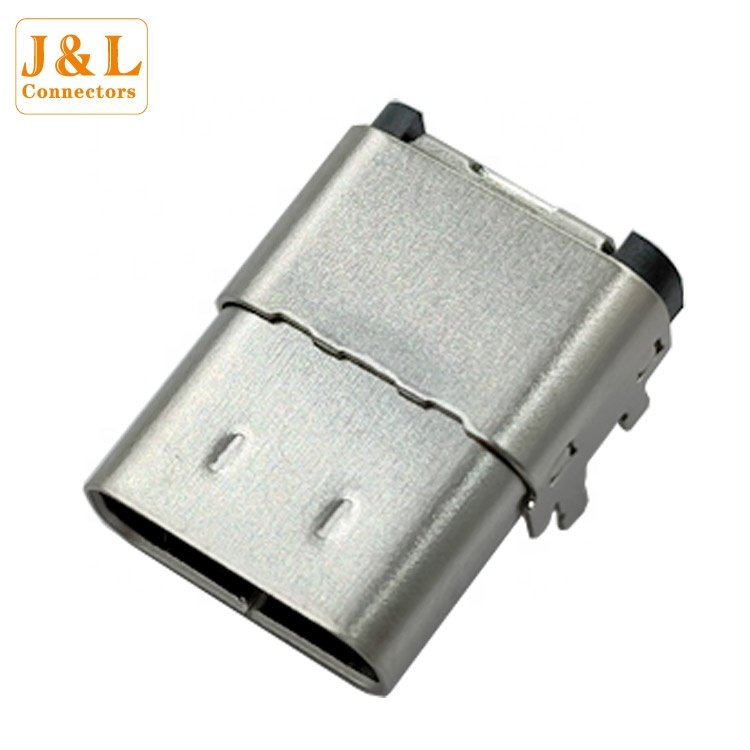 Type-C USB 3.1PE-C Female Connector Vertical Type Plug 24Pin USB Socket 3.1 Plug Connector
