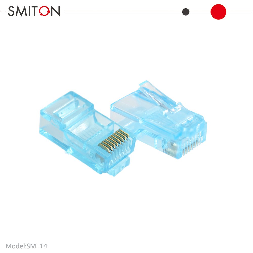 Factory Price Internet Cable Connecting Plug 8P8C Crystal UTP Cat5e RJ45 Connector