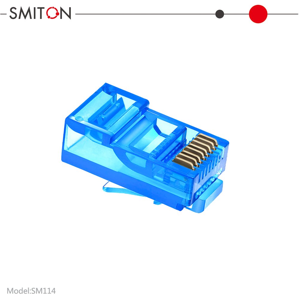 Factory Price Internet Cable Connecting Plug 8P8C Crystal UTP Cat5e RJ45 Connector