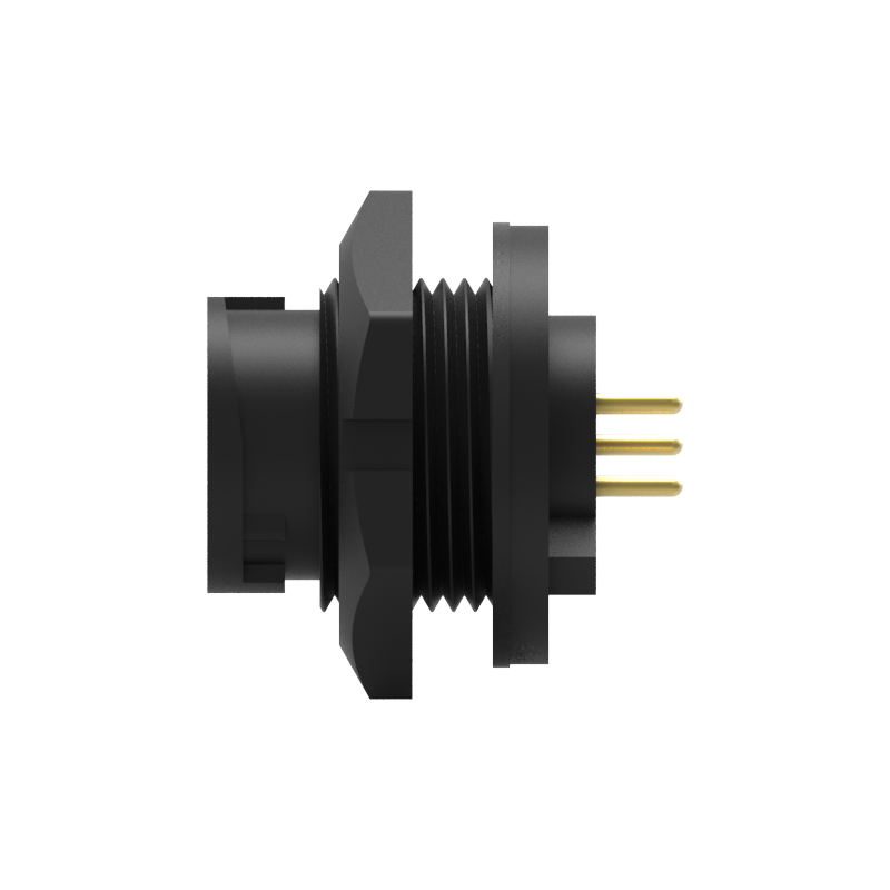 B Size 5PIN Front Lock PCB Type Waterproof Connector-5A