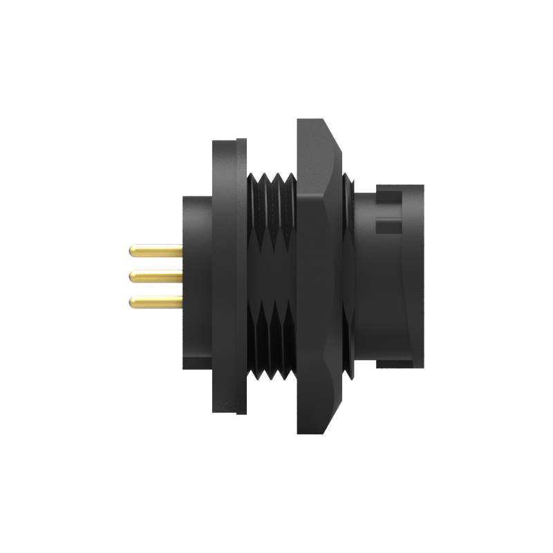B Size 5PIN Front Lock PCB Type Waterproof Connector-5A