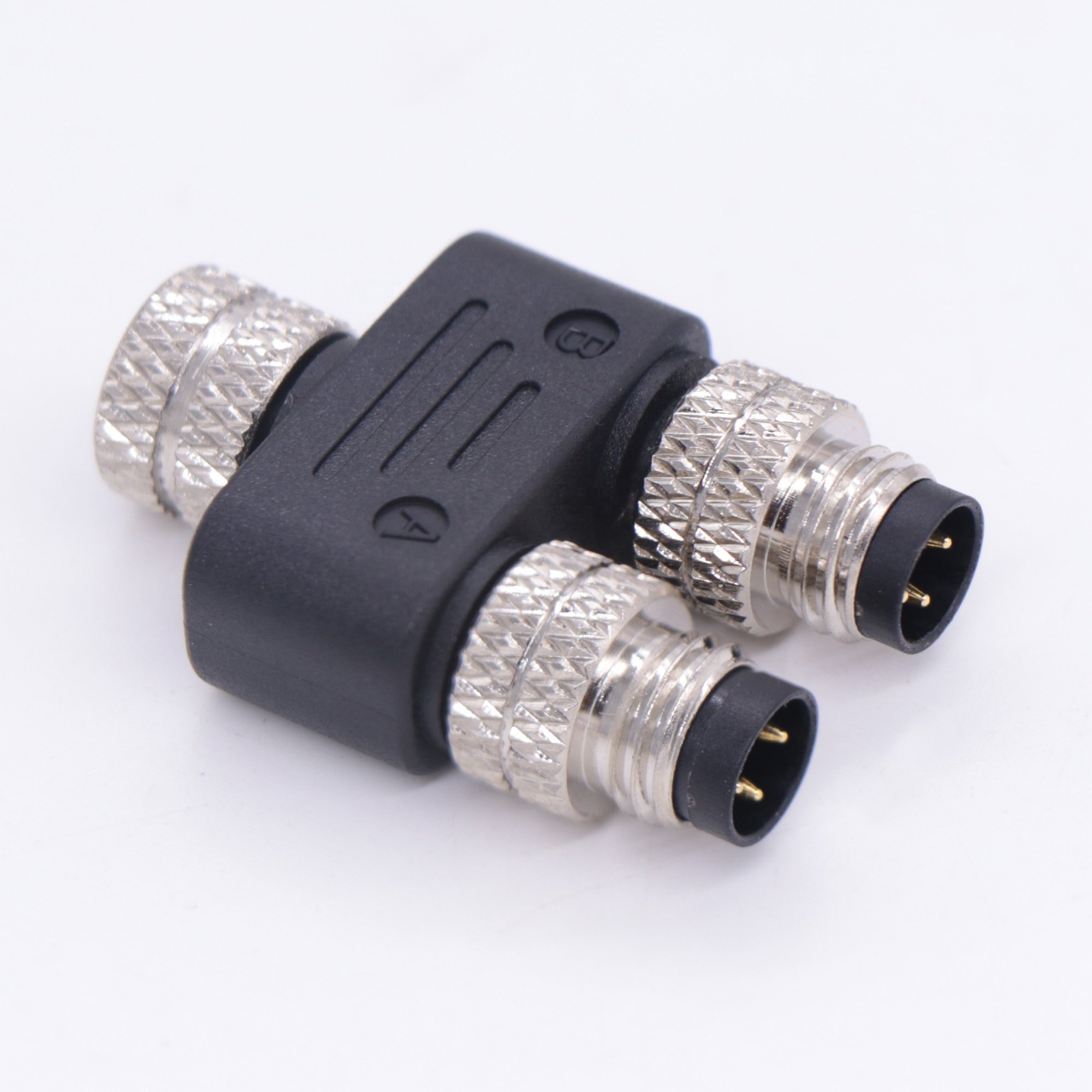 Threaded connector M8 connector H4E6F6 circular metal waterproof connector aviation socket