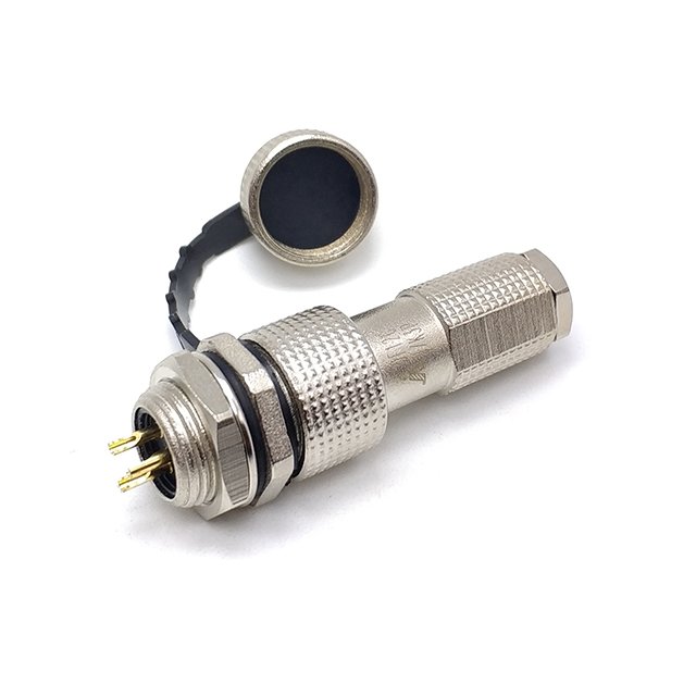 IP67 waterproof connector DF12G male socket female plug 2-7 pin aviation plug electrical connector
