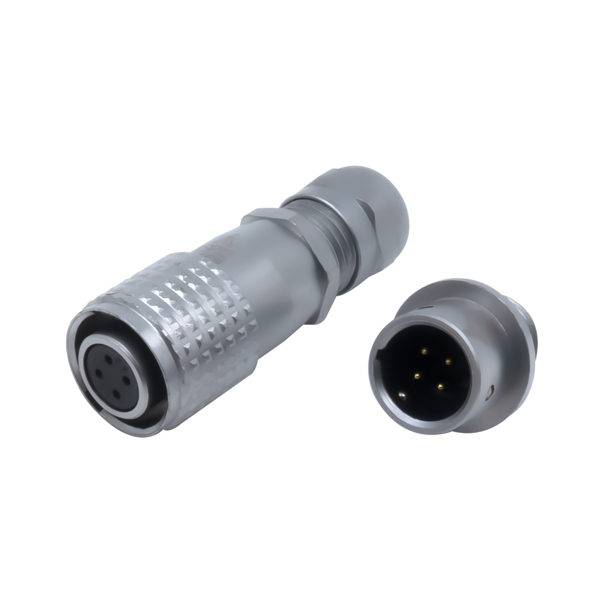 IP68 waterproof connector XSP12 series 2-7 pin male female circular aviation plug socket