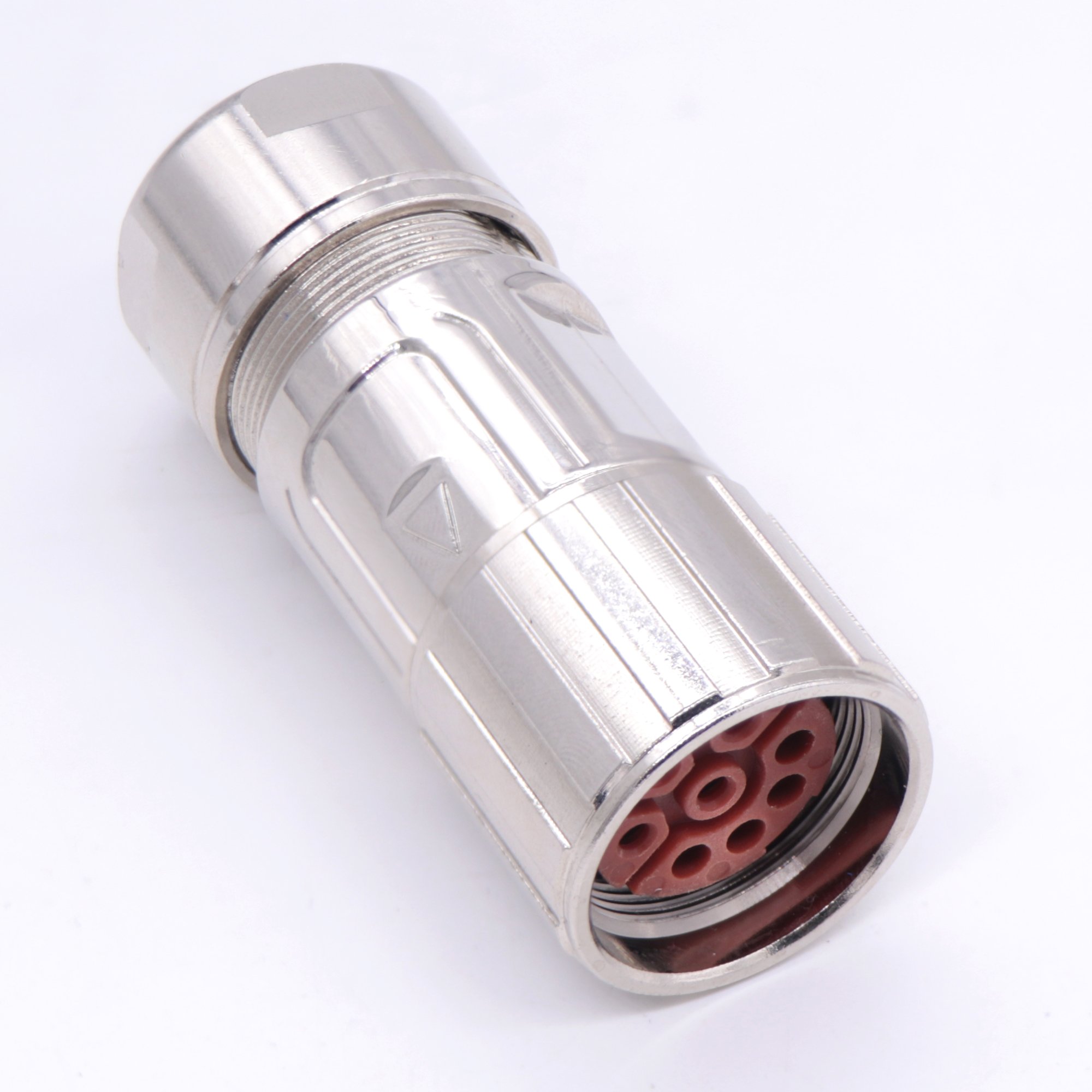 M23 cable connector for factory automation sensor/actuator box connectors