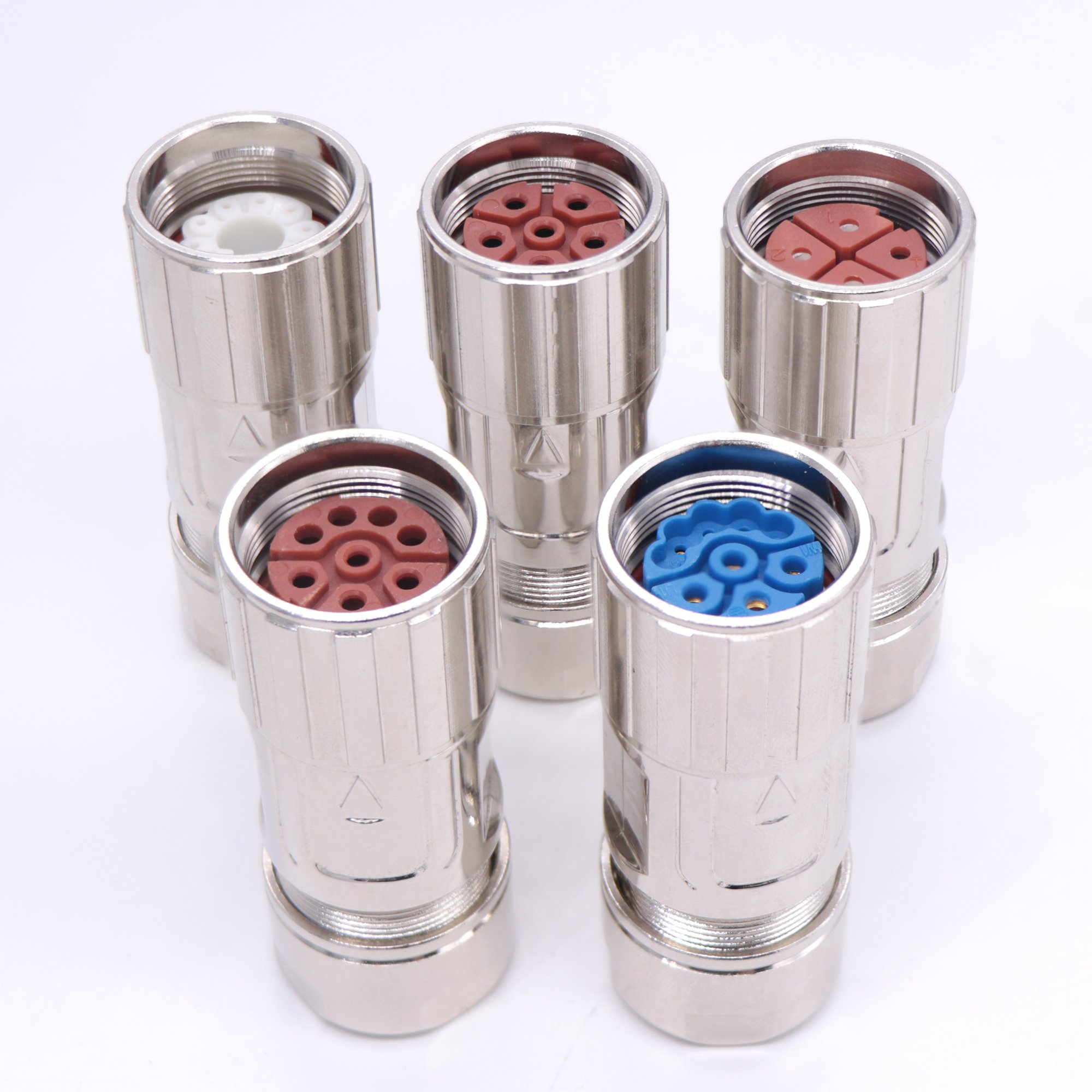 M23 cable connector for factory automation sensor/actuator box connectors