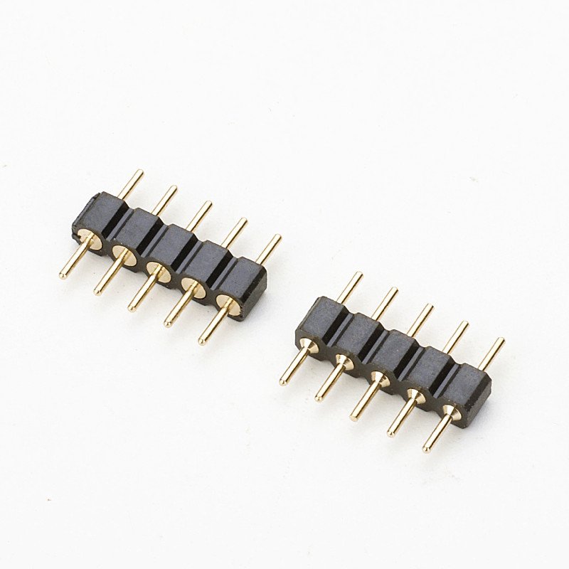Professional Manufacturer of 2.54MM Pitch Dual Row Round Pin Header 180 Degree DIP Full Gold Connector