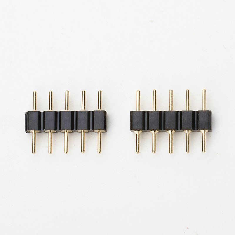 Professional Manufacturer of 2.54MM Pitch Dual Row Round Pin Header 180 Degree DIP Full Gold Connector