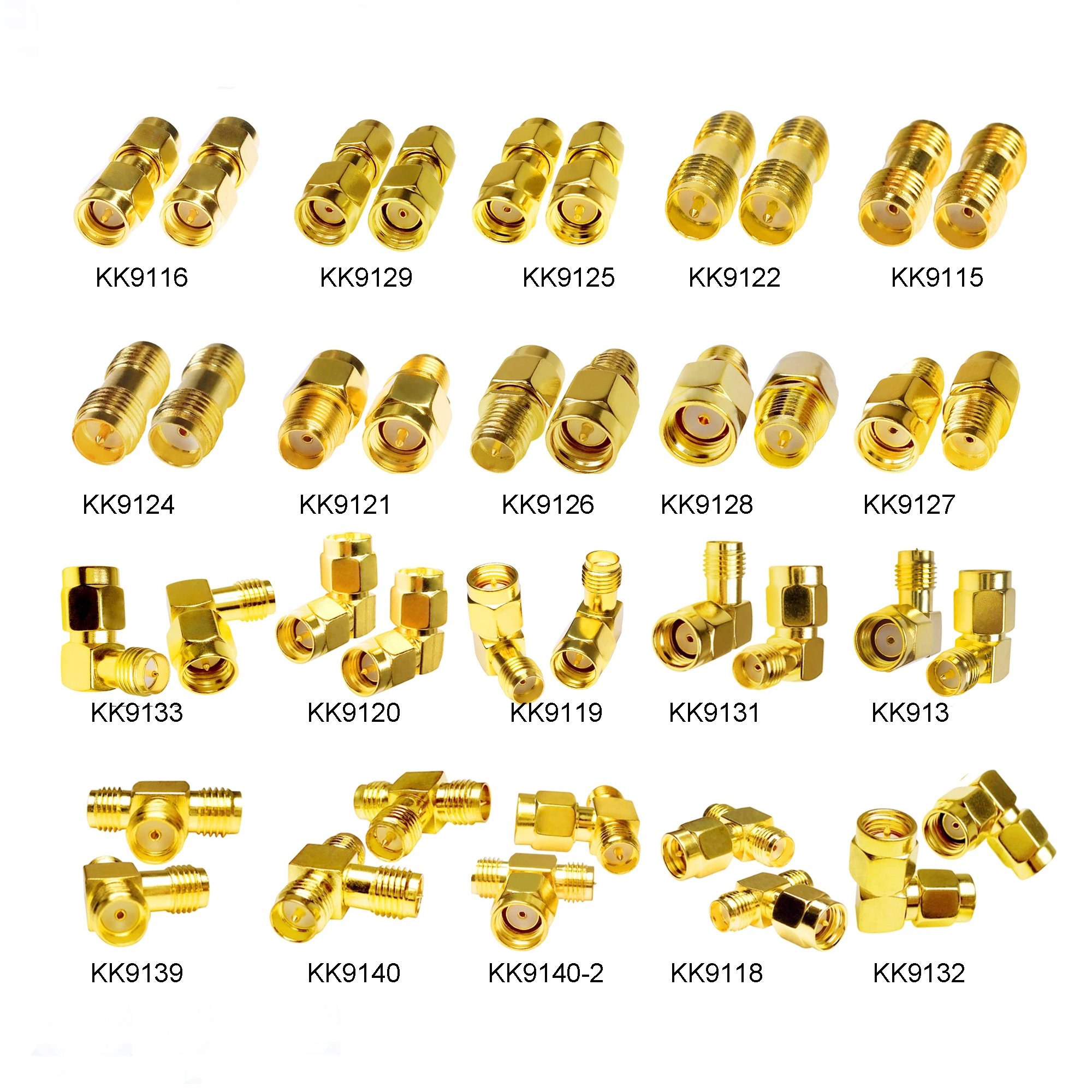Factory supply SMA Connectors Adapter SMA to RP SMA Male Female RF Coax adapter Connector Converter For WIFI Antenna