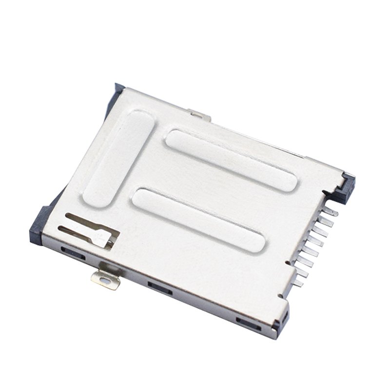 high quality Memory Slot Mobile phone card connector 8 pin Micro SD sim Card Socket Connector