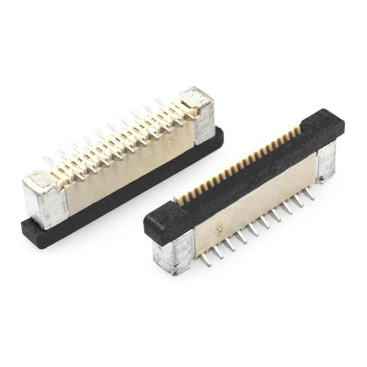 0.5mm pitch FPC connector 0.5mm FFC/FPC connector flat line FPC0.5-40P SMT Flexible Flat Cable FFC