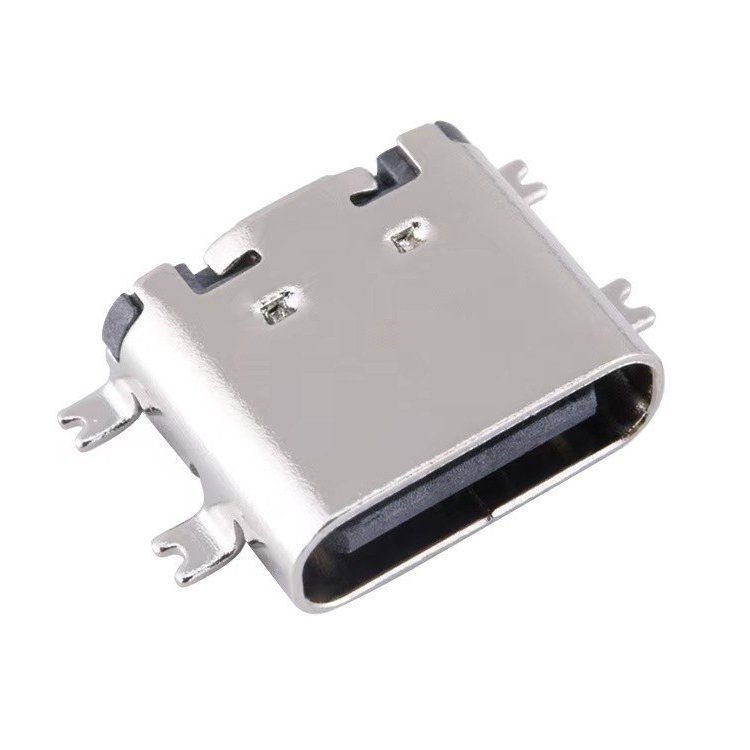 USB Type C 16-Pin Female Socket Connector Horizontal SMT PCB Mount Receptacle Charging Port Connector