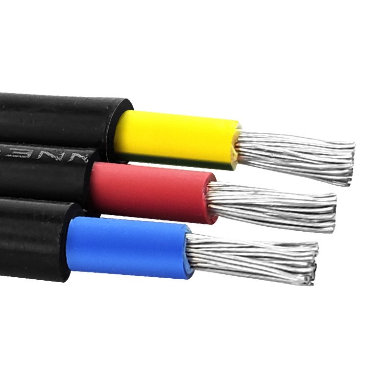 Solar cable Connector Cables Uv Resistant Dc Pv Wire 4mm2 6mm2 solar dc cables electric wire