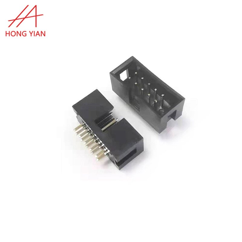 2.0 2.54 mm Pitch 1.27 Box Header IDC Socket PCB Connectors SMT Straight 2*20 2*8 pin Male Electrical Connector