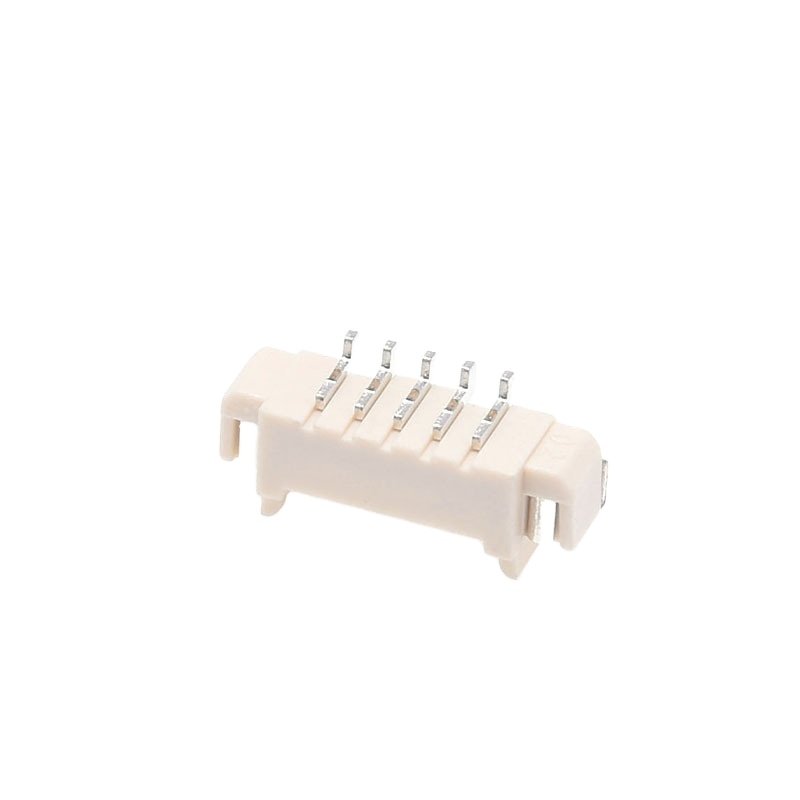 ZWG 5pin SMD header connector wholesale 1.25mm pitch straight pin header horizontal SMD connector high temperature resistance