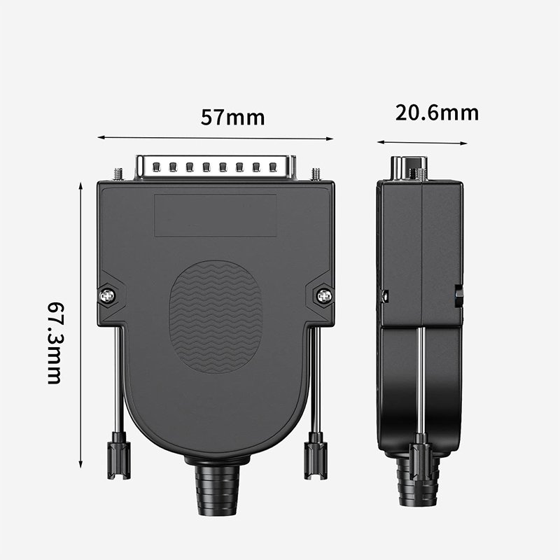 DB25 Connector 25Pin D-sub Male/Female Signals Terminals Connector Hole PCB Adapter Board
