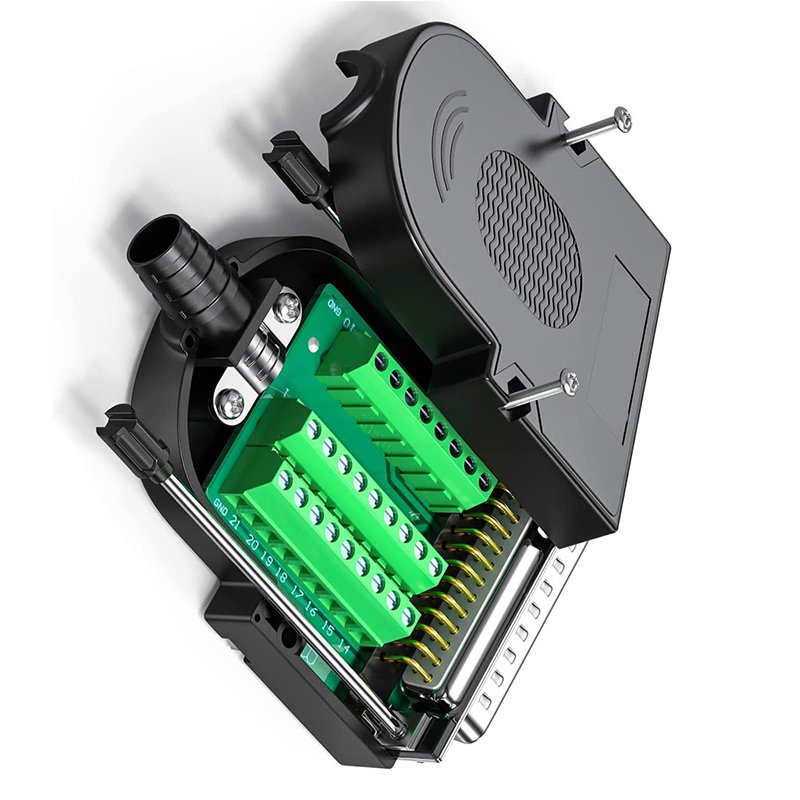 DB25 Connector 25Pin D-sub Male/Female Signals Terminals Connector Hole PCB Adapter Board