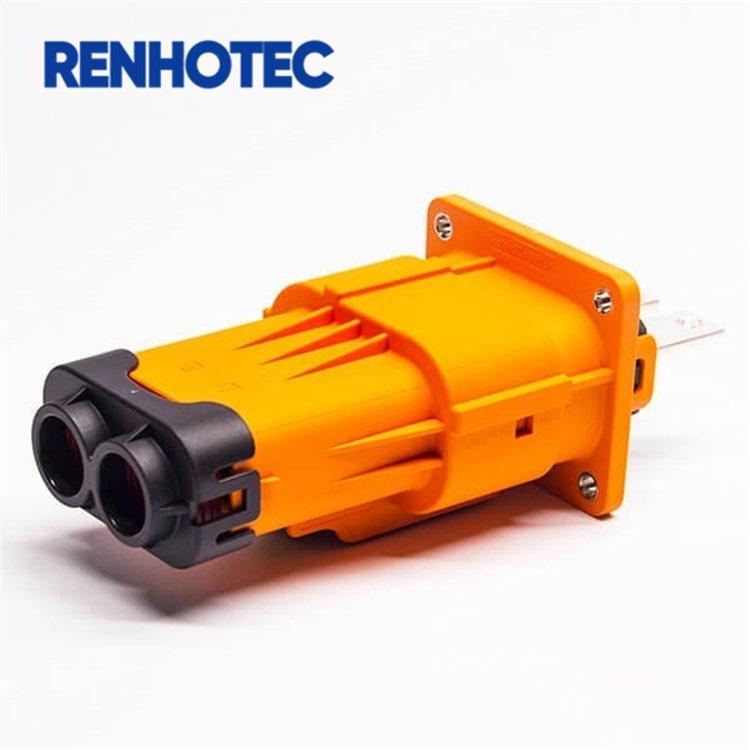 New Energy Straight 8mm Plug Hvil Connector 200 Interlock 400a Electric Vehicle High voltage Power Harnesses And Signal Connect