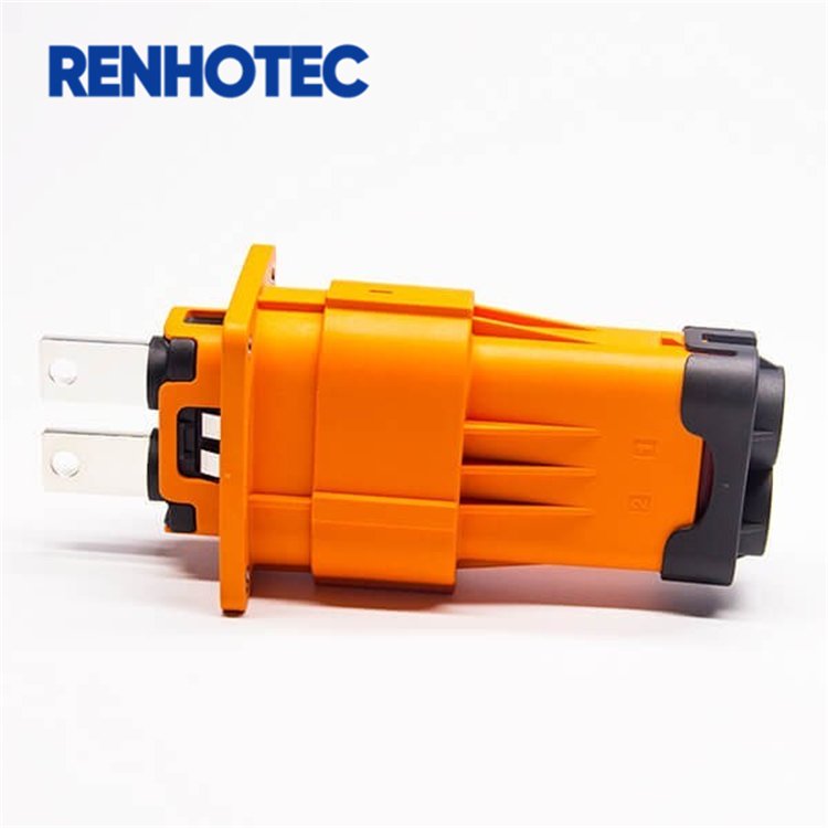New Energy Straight 8mm Plug Hvil Connector 200 Interlock 400a Electric Vehicle High voltage Power Harnesses And Signal Connect