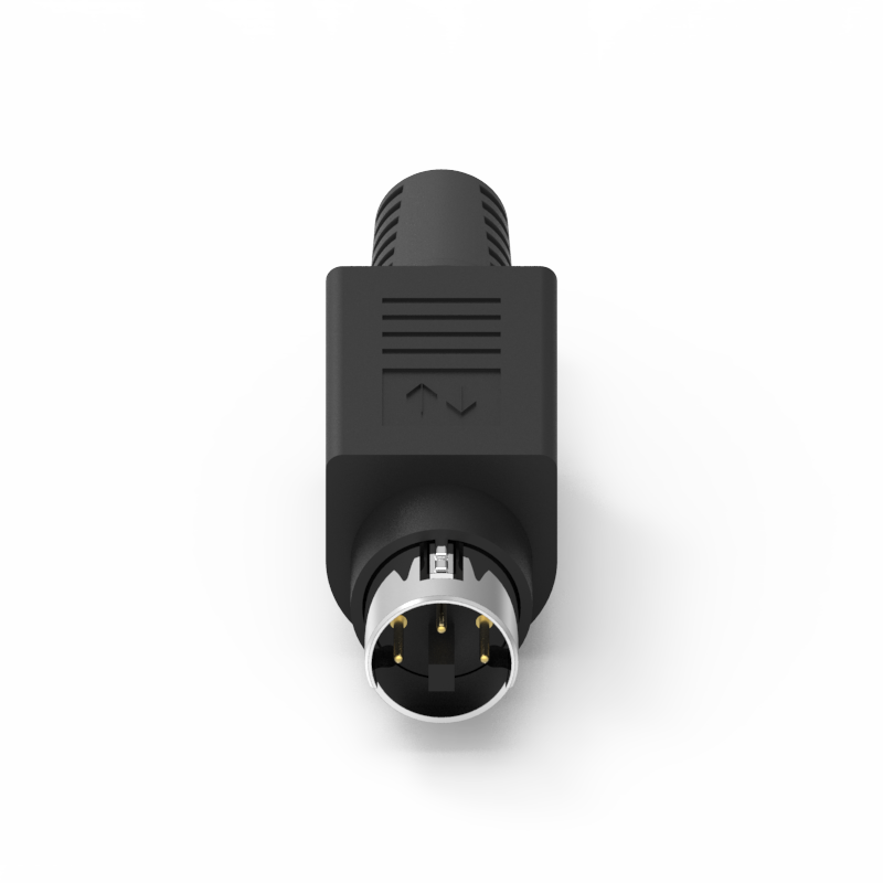 Mini Din 3PIN Assembly Type Connector(with Lock)