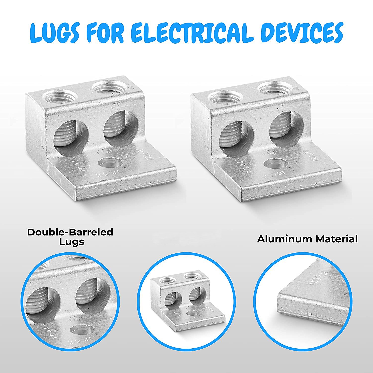 600MCM-2AWG Aluminum Mechanical Wire Lugs/Electrical Terminal Lug Connectors