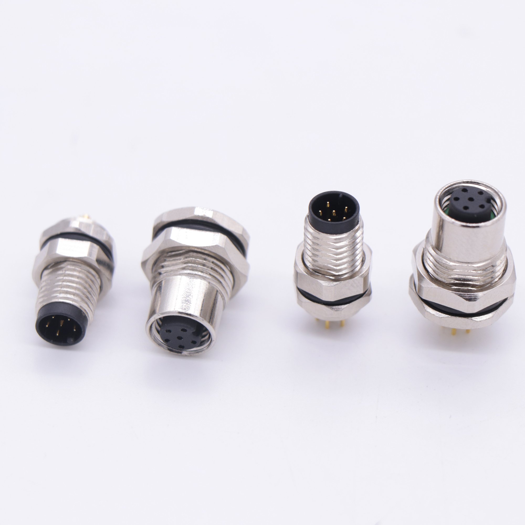M8 connector manufacturer 3-pin 4-pin 5-pin 6-pin 8-pin threaded waterproof connector