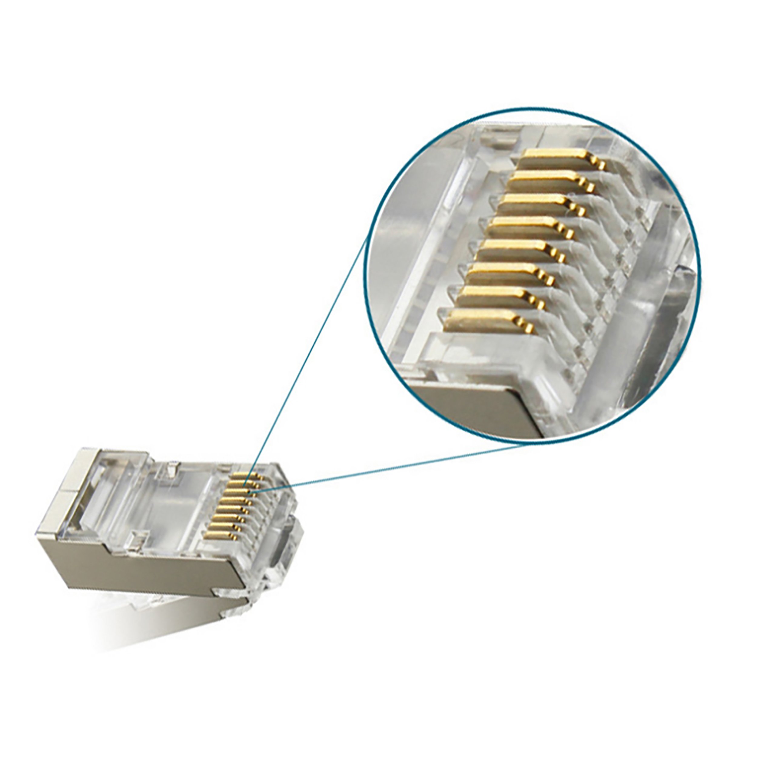 Free Sample Rj45-Stecker Rj45 Waterproof Connector For Cat8 Cable