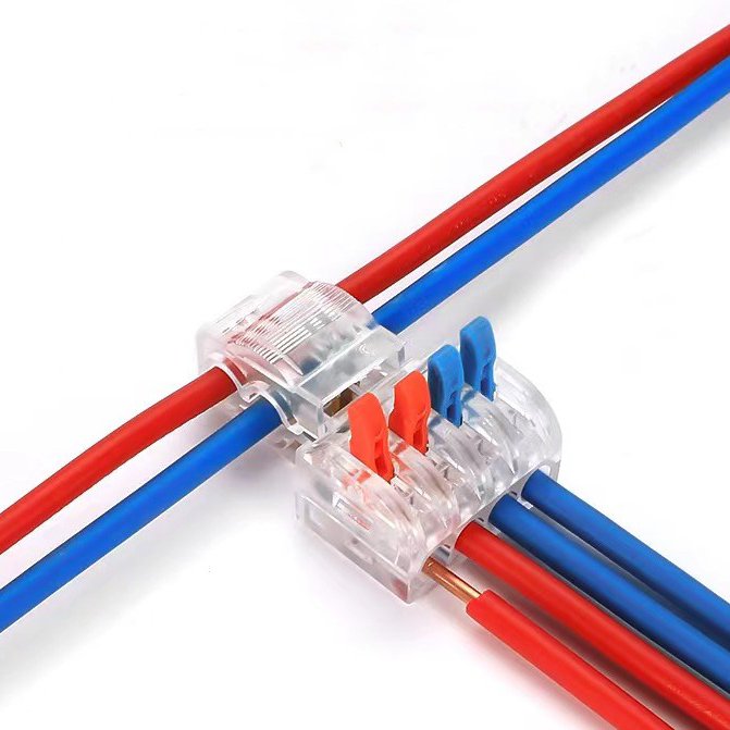 T-type Push In Wire Connector T22 Low Voltage Universal Compact Wire T Tap Connectors Electrical Wire Connection
