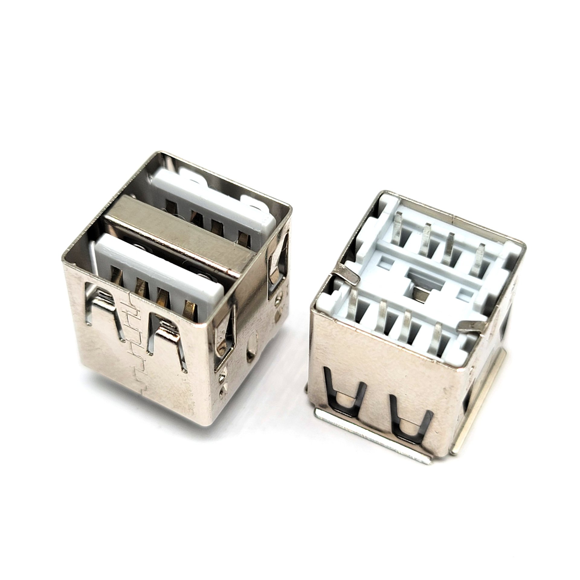 Typc C 16 Pin USB C Connector Female SMD 2.0 A Type Receptacle Socket SMT double Female Connector vertical type usb connector