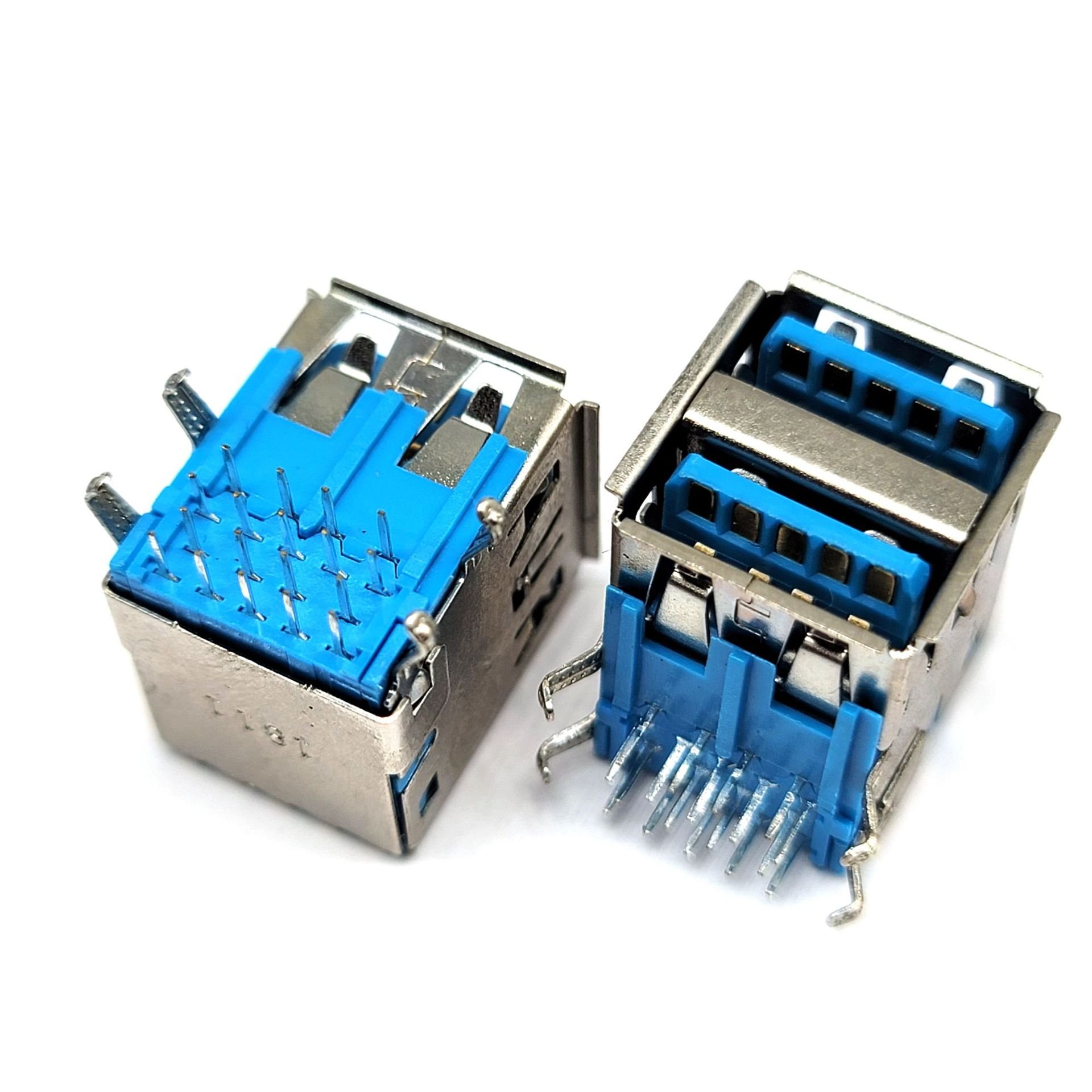 Typc C 16 Pin USB C Connector Female SMD 2.0 A Type Receptacle Socket SMT double Female Connector vertical type usb connector