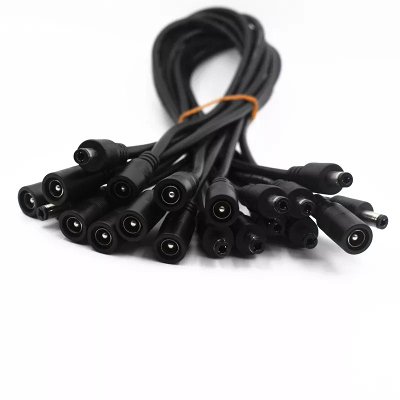 UL-2464-18Wag 30CM Male And Female Charging Adapter 5.5 2.1 2.5 MM 5.5MM 2.1MM 2.5MM DC Plug Power Cable,DC Jack Wire Connector