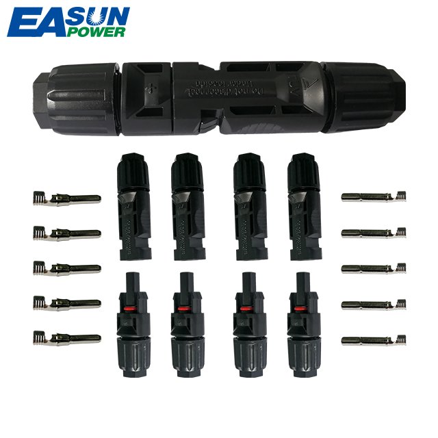 IP67 Waterproof Male Female 1 pair 2pin 3pin 4pin Branch Connectors Panel Coupler Combiner PV Solar Connector