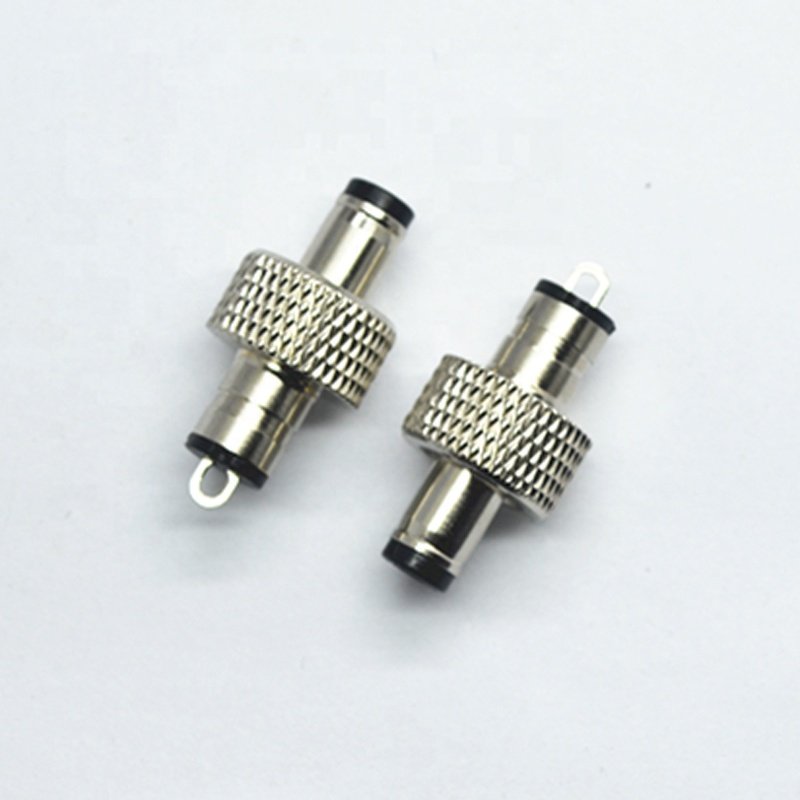 High Performance High Quality Wholesales New Nickel Plated 5.5mm*2.5mm 25L DC Power Plug Connector with Screw