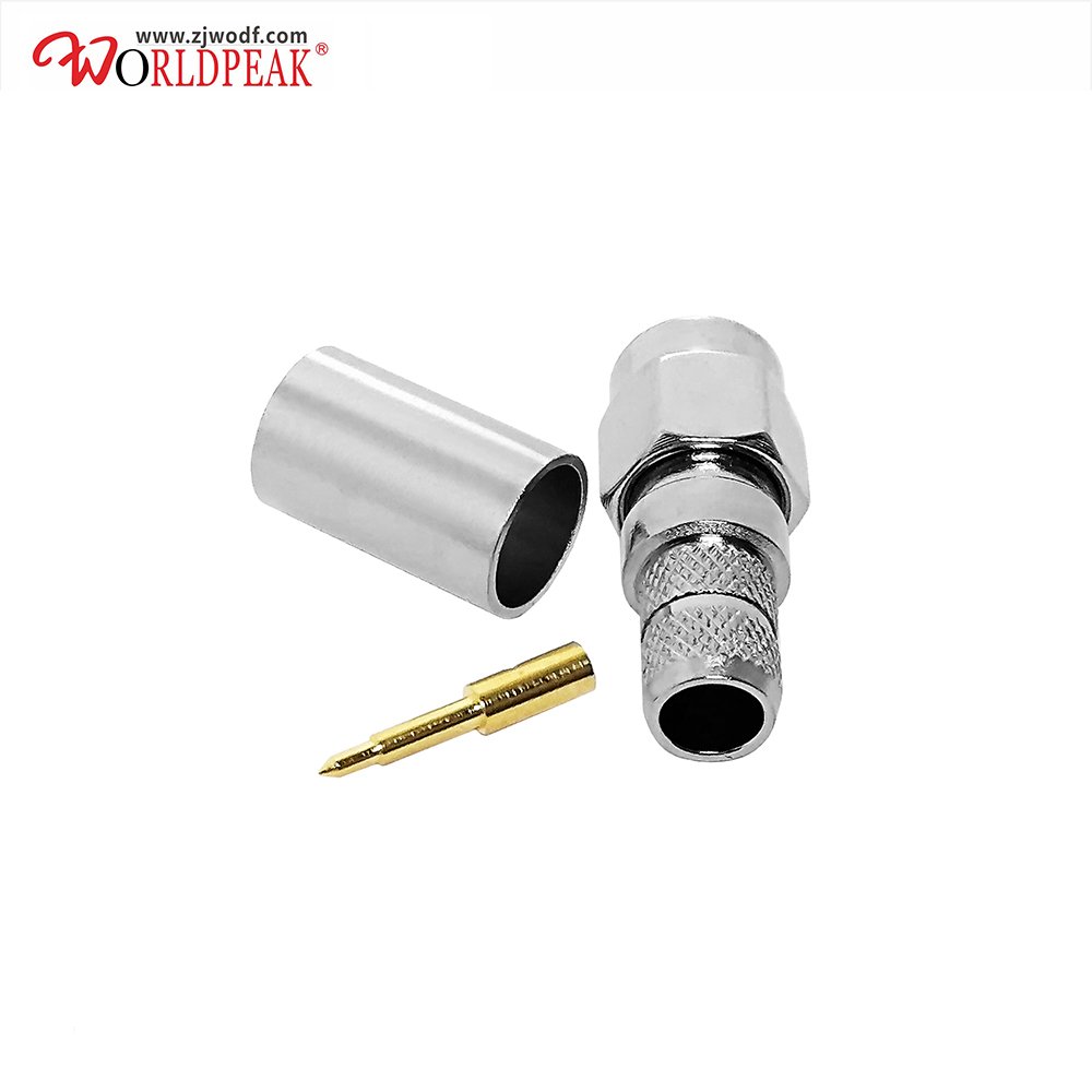 Worldpeak SMA Male/Plug RF Connector for LMR240 Coaxial Cable RF SMA Connector